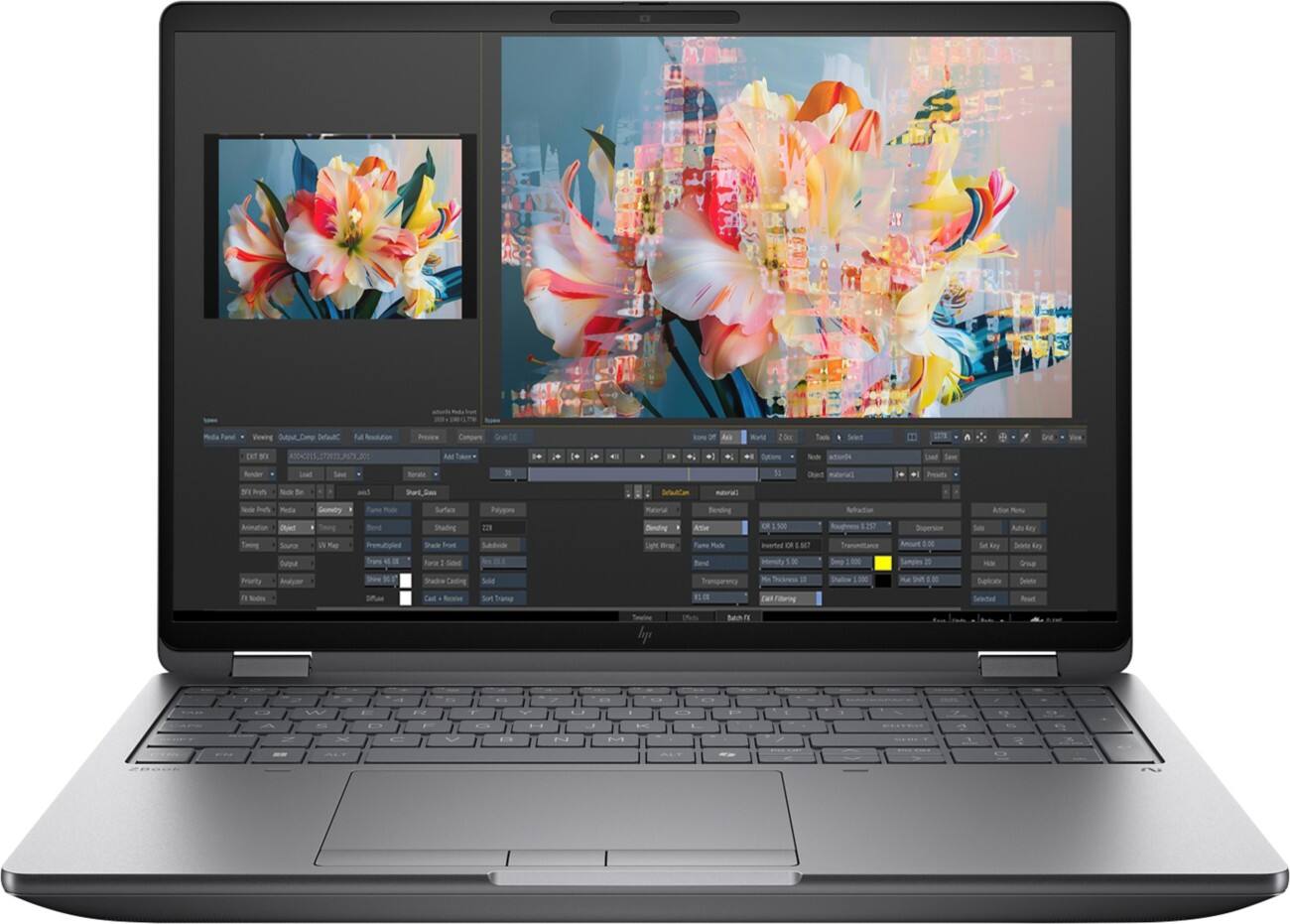 HP Zbook Fury G1i 16 Zoll Laptop Intel Core Ultra 9 285HX 64 GB 2 TB SSD-Festplatte NVIDIA RTX Pro 4000 WQXGA Windows 11 Pro Silber