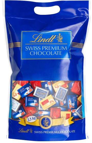Lindt Swiss Premium Napolitains Minis Schokolade Gemischt 2,5 kg