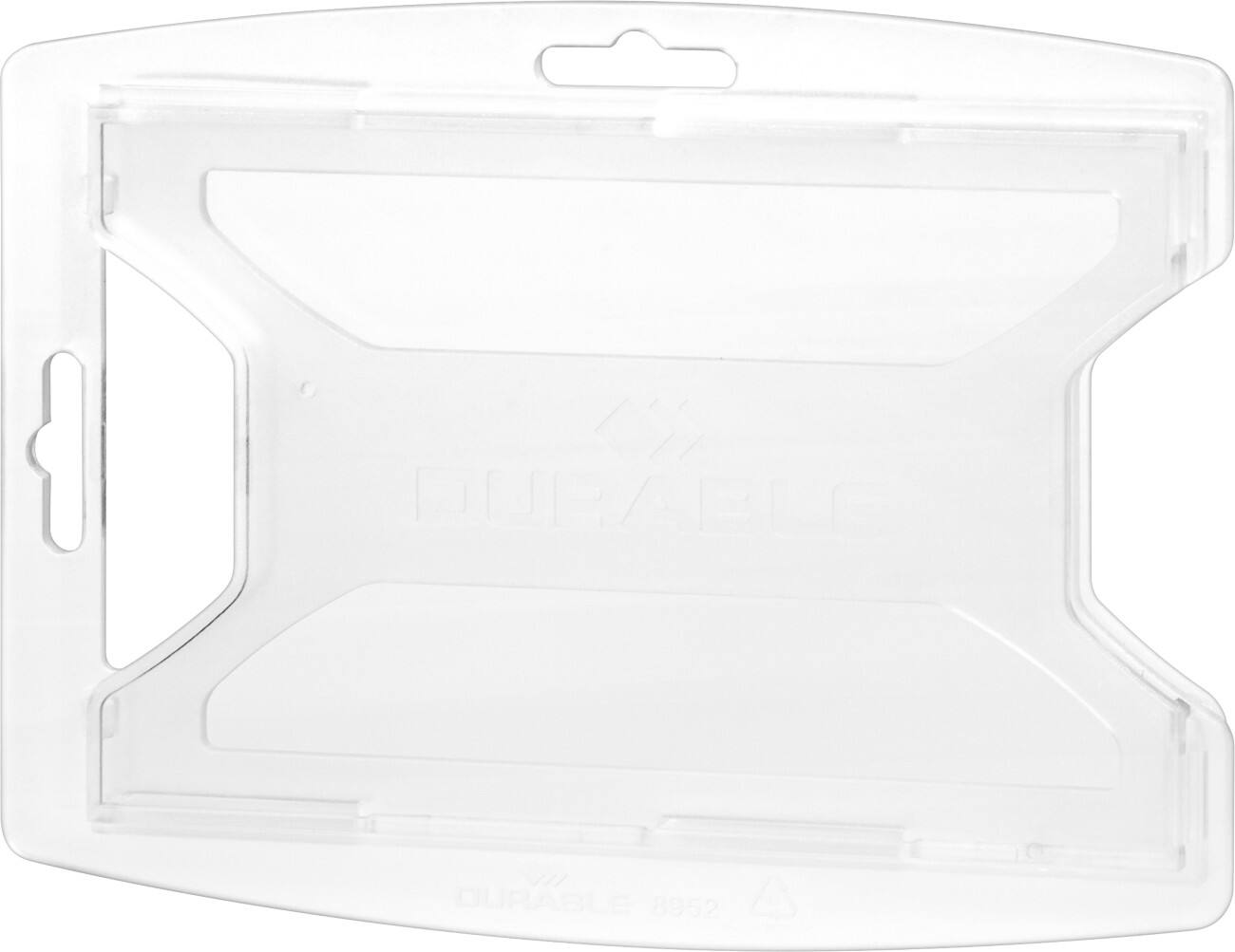 DURABLE Ausweishalter ohne Clip 10 x 0,84 x 7,4 cm PP (Polypropylen) 10 Stück