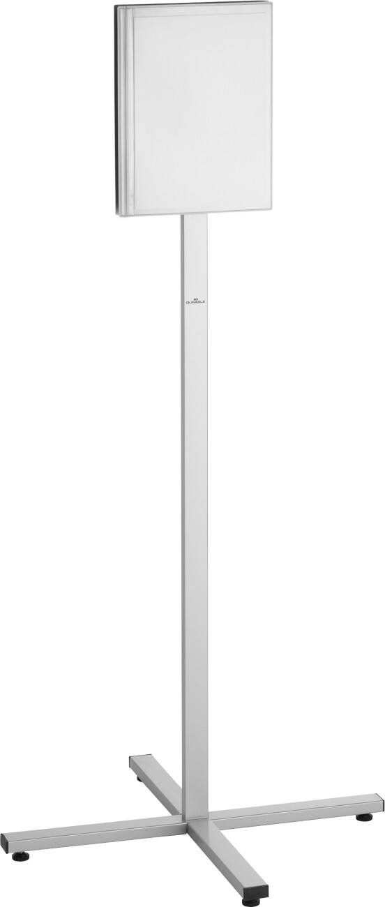 DURABLE DIN A4 Bodenanzeige Grau 502057 638 (B) x 638 (T) x 1,348 (H) mm