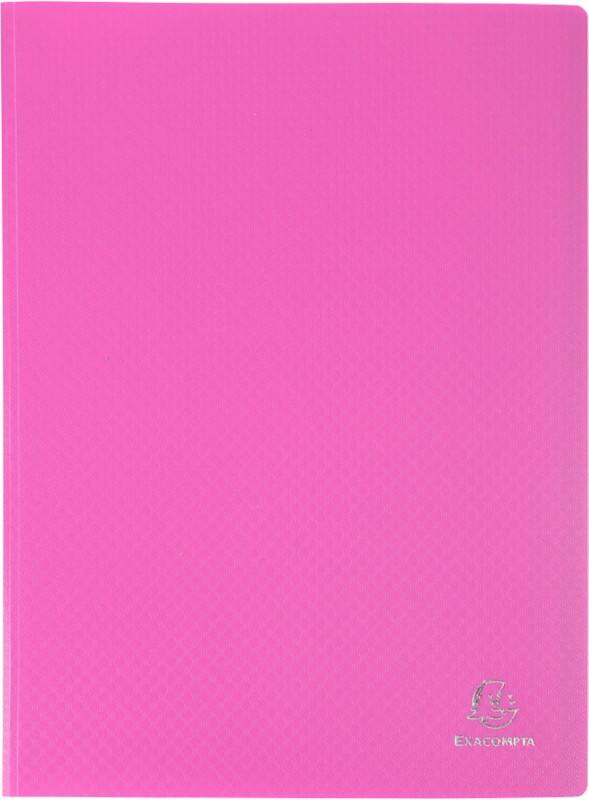 Exacompta OpaK Präsentationsmappe 20 Taschen A4 Rosa 20 Stück
