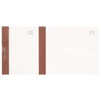 Exacompta Auftragsbuch 96301E Braun 6 x 0,8 x 13,5 cm 50 Stück