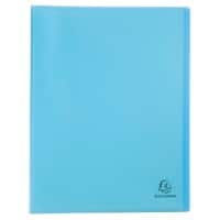 Exacompta Chromaline Pastel Präsentationsmappe 40 Taschen A4 Pastellblau 10 Stück