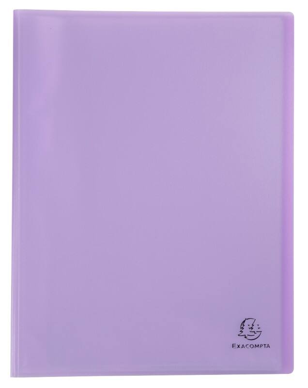 Exacompta Chromaline Pastel Präsentationsmappe 40 Taschen A4 Mauve 10 Stück
