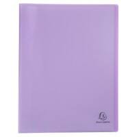 Exacompta Chromaline Pastel Präsentationsmappe 40 Taschen A4 Mauve 10 Stück