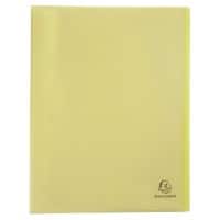 Exacompta Chromaline Pastel Präsentationsmappe 40 Taschen A4 Gelb 10 Stück