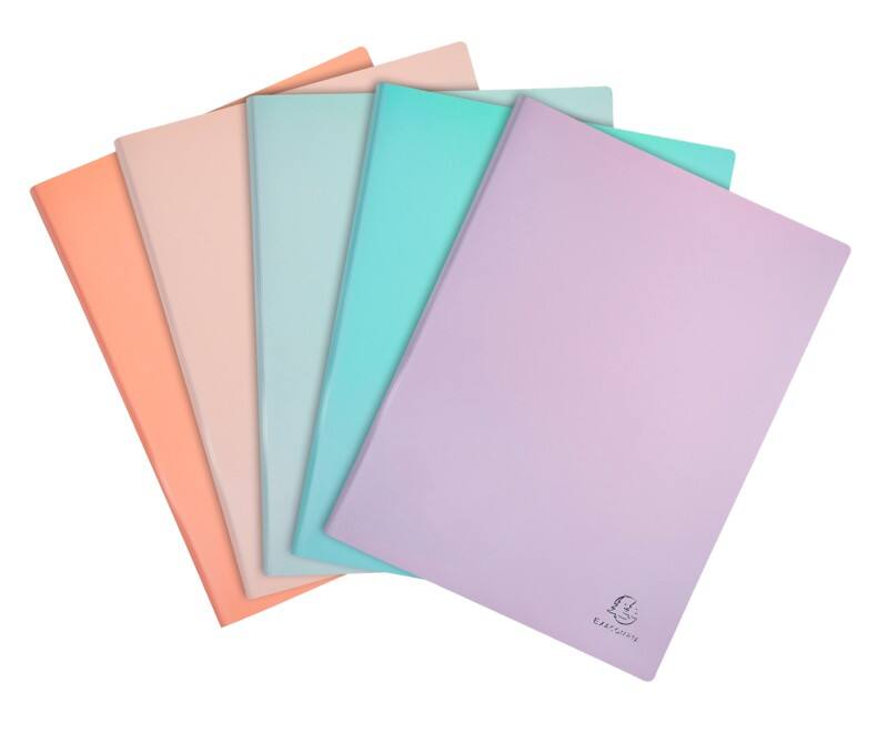 Exacompta Aquarel Präsentationsmappe 50 Taschen A4 Farbig sortiert 12 Stück