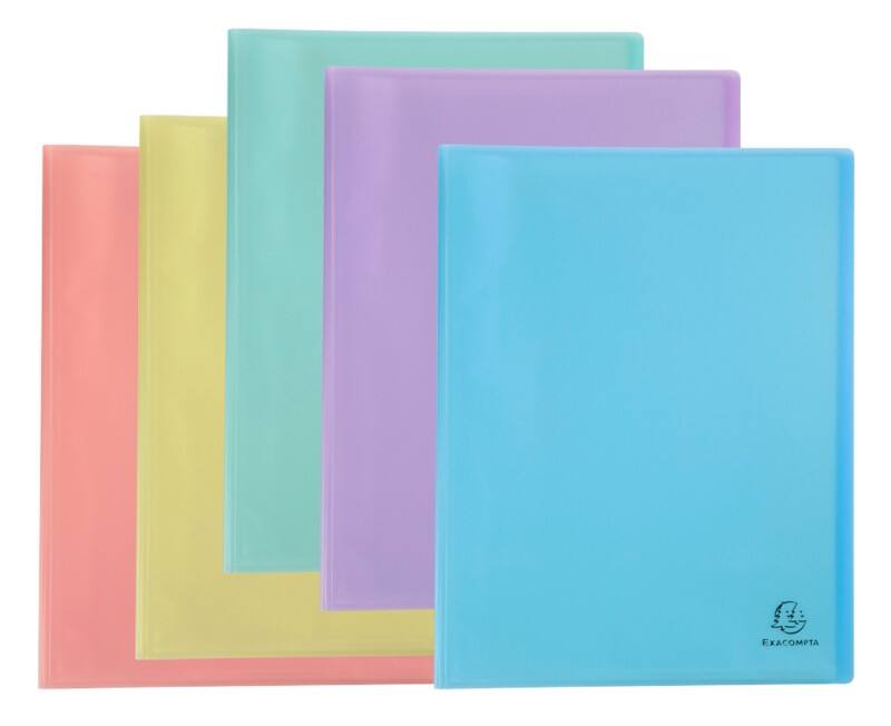 Exacompta Chromaline Pastel Präsentationsmappe 60 Taschen A4 Farbig sortiert 8 Stück