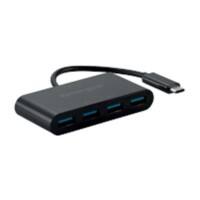 Kensington CH1200 Hub 4 x USB-A Weiblich auf 1 x USB-C Männlich K33616WW 10 Gbit/s 4 Ports Schwarz