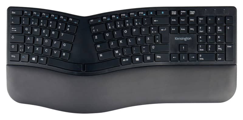 Kensington Pro Fit Ergo Kabellose Full-Size Tastatur QWERTZ USB-A Receiver Schwarz