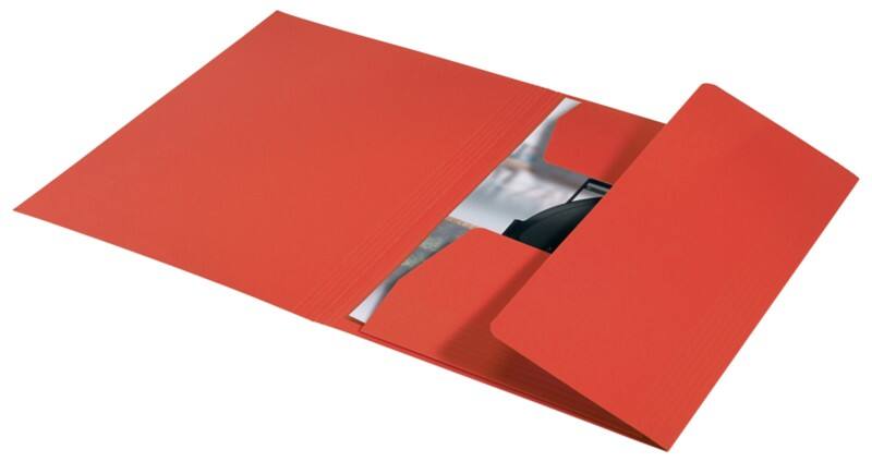 Leitz Recycle Dreiflügelmappe 3906 A4 Klimaneutral Rot 100% Recycelter Karton