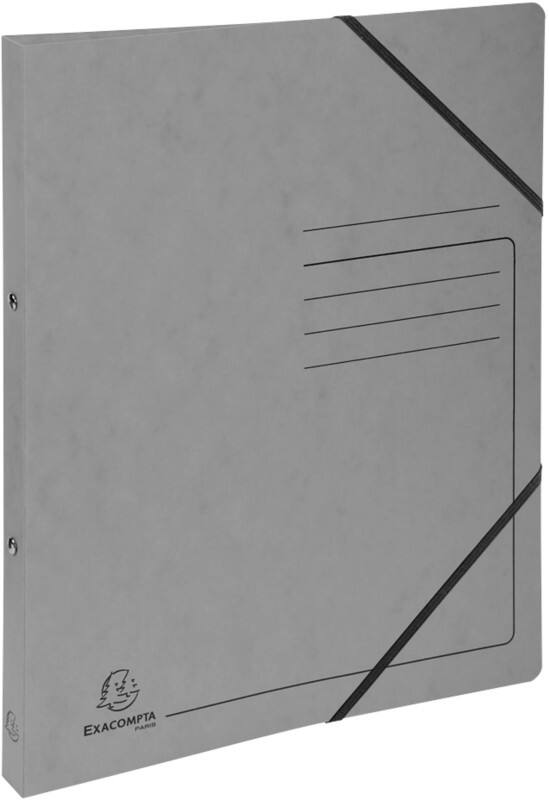 Exacompta Genuine Premium Pressspankarton 15 mm Ringbuch Pressspankarton A4 2-Ring Grau 542561E 10 Stück