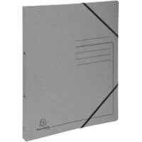 Exacompta Genuine Premium Pressspankarton 15 mm Ringbuch Pressspankarton A4 2-Ring Grau 542561E 10 Stück