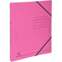 Exacompta Genuine Premium Pressspankarton 15 mm Ringbuch Pressspankarton A4 2-Ring Rosa 542557E 10 Stück