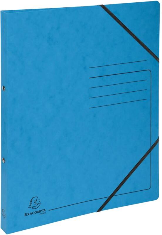 Exacompta Genuine Premium Pressspankarton 15 mm Ringbuch Pressspankarton A4 2-Ring Türkis 542562E 10 Stück