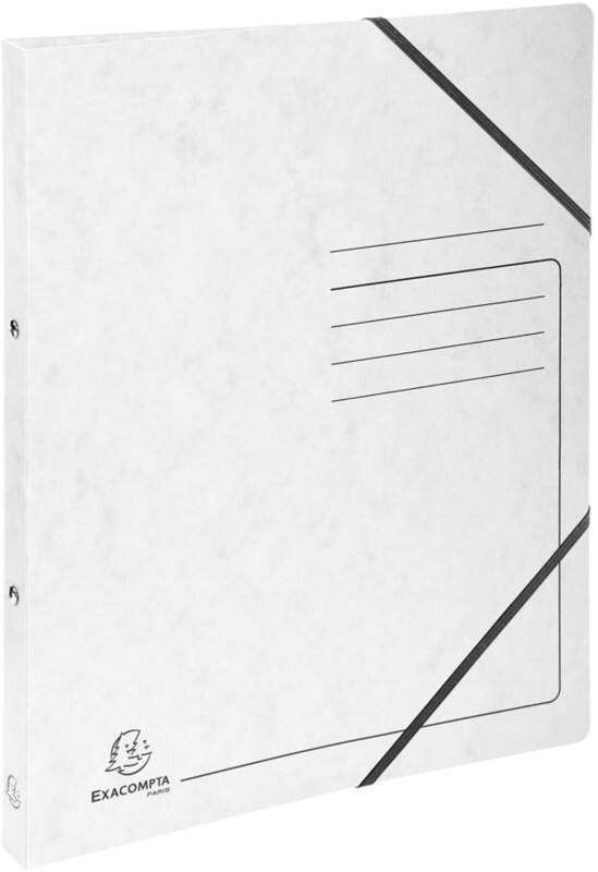 Exacompta Genuine Premium 15 mm Ringbuch Pressspankarton A4 2-Ring Weiß 542556E 10 Stück