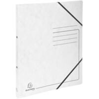 Exacompta Genuine Premium 15 mm Ringbuch Pressspankarton A4 2-Ring Weiß 542556E 10 Stück
