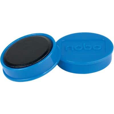 Nobo Whiteboard-Magnete Blau 0.8 kg Tragfähigkeit 32 mm 10 Stück