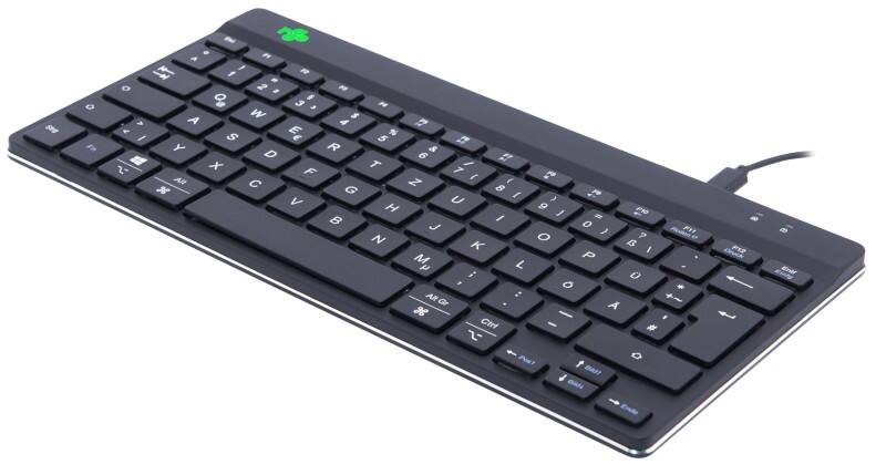 R-Go Tools Tastatur Verkabelt QWERTZ (DE) Schwarz RGOCODEWDBL