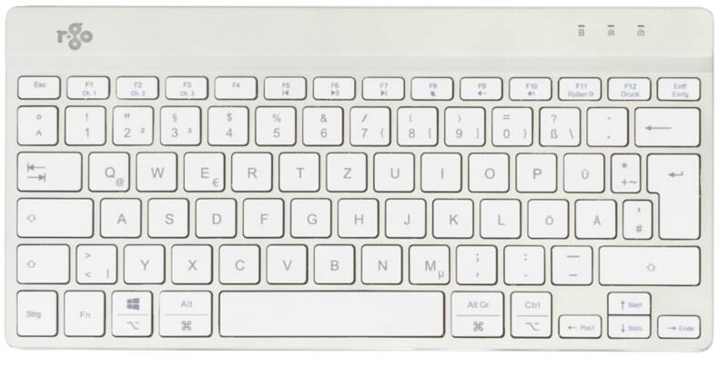 R-Go Tools Tastatur Verkabelt QWERTZ (DE) Weiß RGOCODEWDWH