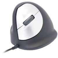 R-Go Tools Ergonomische Maus Verkabelt Schwarz Geeignet Für Linkshänder