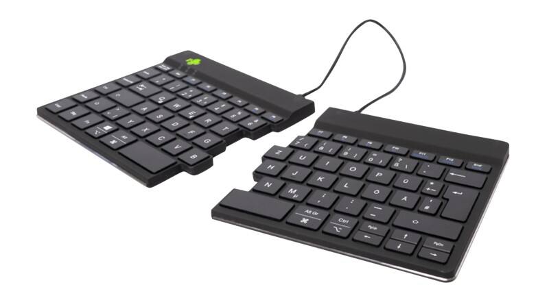 R-Go Tools Tastatur Verkabelt & Kabellos QWERTZ (DE) Bluetooth Schwarz RGOSBDEWLBL
