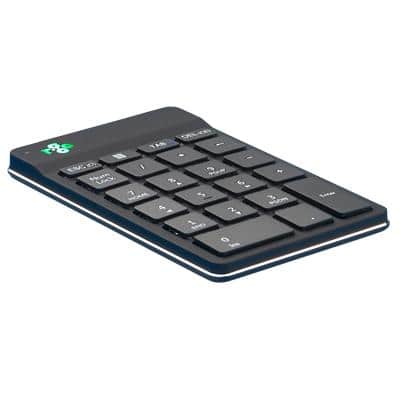 R-Go Tools Tastatur Verkabelt & Kabellos Numerisch Bluetooth Schwarz RGOCONMWLBL