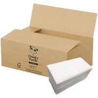 The Cheeky Panda V Fold Flushable Falthandtücher 2 lagig 20 Stück á 160 Blatt