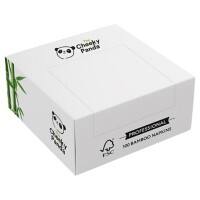 The Cheeky Panda Cocktail Servietten 2 lagig Bambus  Weiß 40 x 40 cm 100 Stück