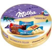 Milka Weihnachts-Teller Mini-Schokoladentafel 198 g