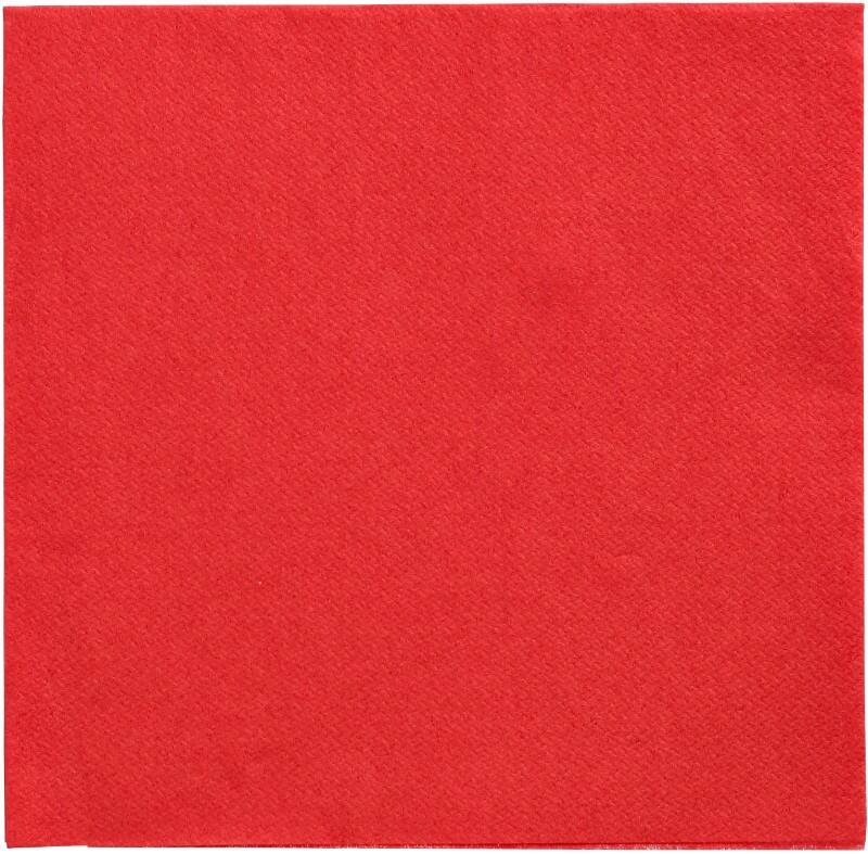 PAPSTAR Servietten Rot 32 x 32 cm 150 Stück
