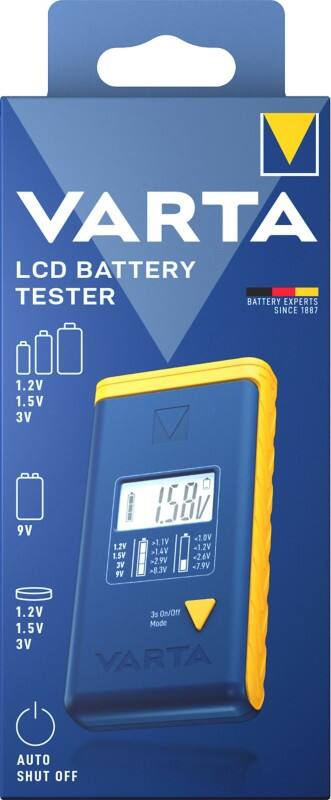 VARTA Batterietester Blau 893