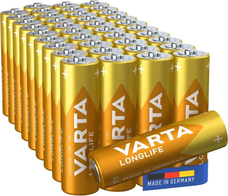 VARTA Batterien 4106 AA LR6 Alkaline 1,5 V 40 Stück