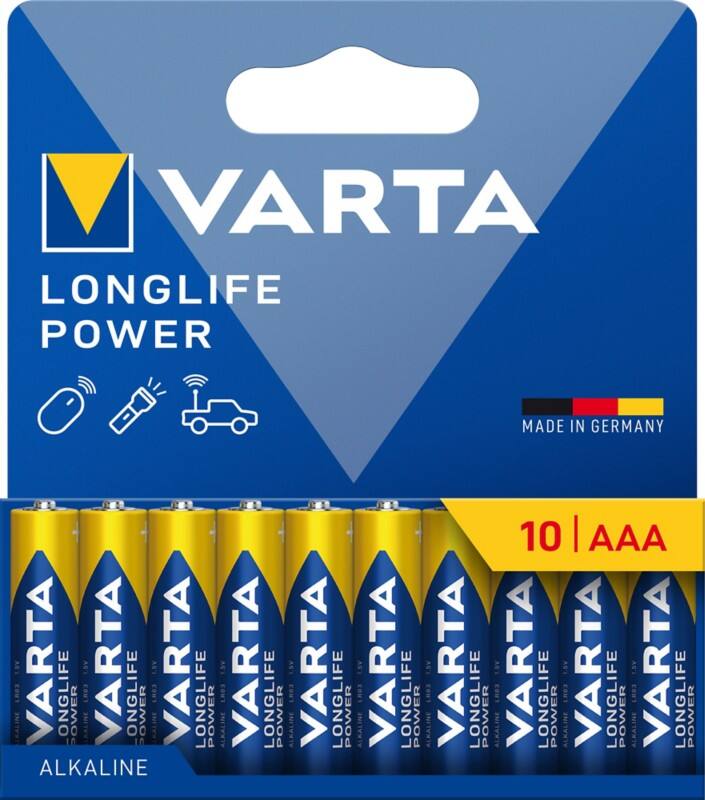 VARTA Batterien High Energy LONGLIFE Power 10 Stück