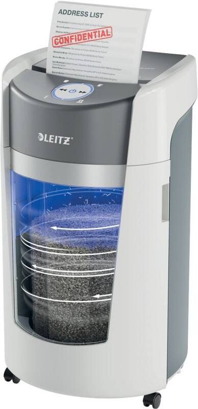 Leitz IQ OptiMax Aktenvernichter 11 Blatt Mikroschnitt Sicherheitsstufe P-5 35 L 83600000