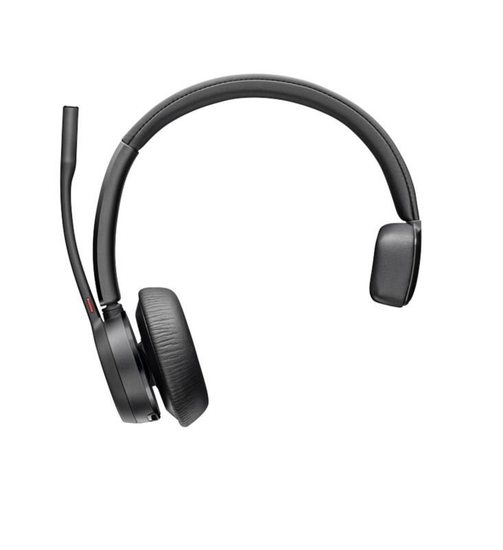 HP Poly Voyager Kabellos Headset Kopfbügel Mit Bluetooth Mit Mikrofon Mono 4310 Schwarz