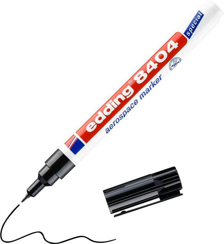 edding e-8404 Schwarz Rundspitze 0,75 - 5 mm