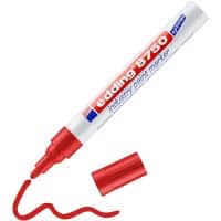 edding E-8750 Permanent Lackmarker Rot Rundspitze  - 4 mm