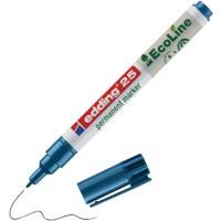 edding ecoline E-25 Permanentmarker  Rundspitze  - 1 mm Blau Nachfüllbar