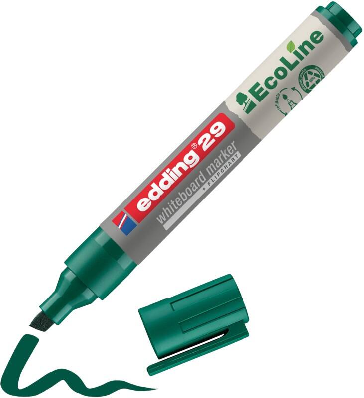edding ecoline E-29 Whiteboard-Marker Grün Keilspitze 1 - 5 mm