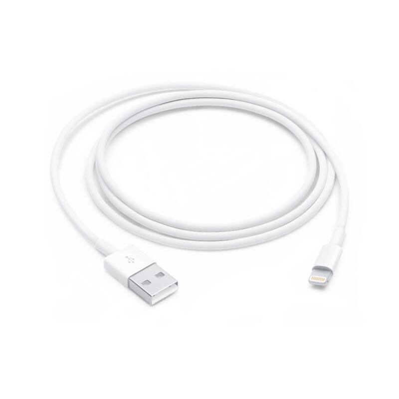 Apple Ladekabel Apple Lightning auf USB-A Stecker 1 m Weiß