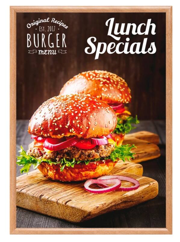 SHOWDOWN A1 Klapprahmen Braun KRA1G25LB 62,5 (B) x 1,1 (T) x 87,2 (H) cm