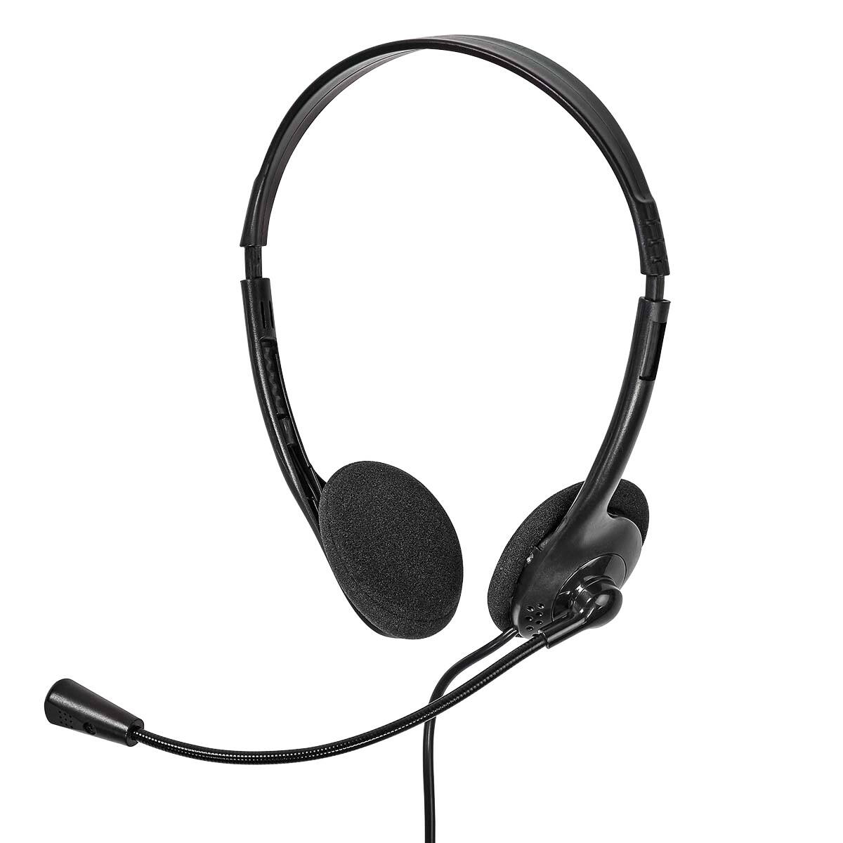 Nedis Kabelgebundenes Headset CHSTU110BK Schwarz