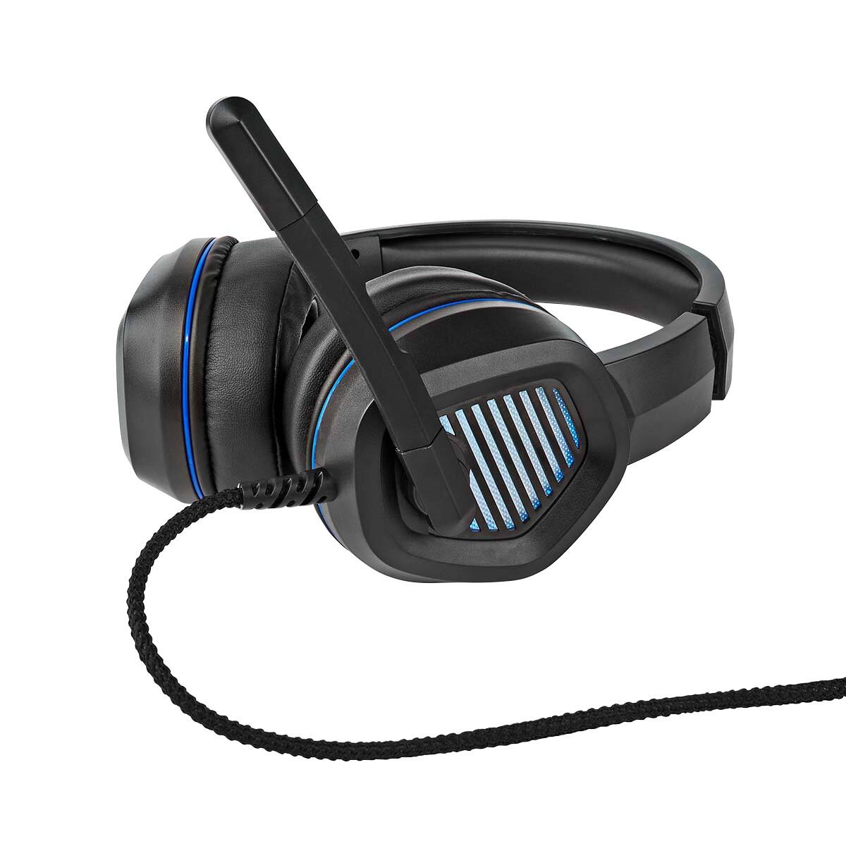 Nedis Kabelgebundenes Gaming-Headset GHST410BK Schwarz