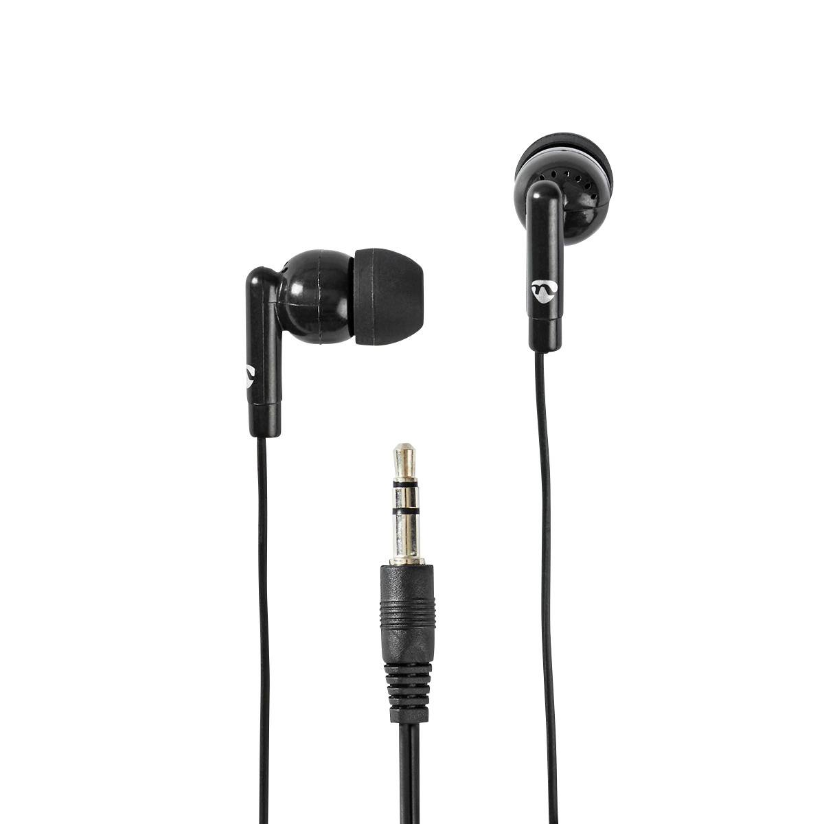 Nedis Kabelgebundene Kopfhörer HPWD1000BK Schwarz