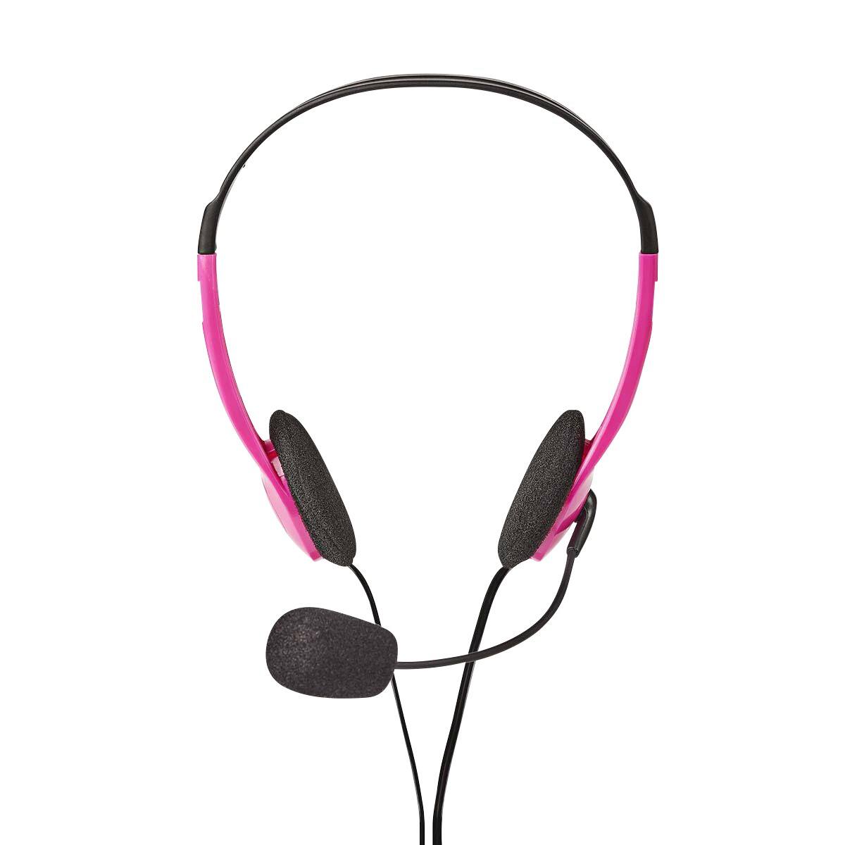 Nedis Kabelgebundenes Headset CHST100PK Rosa
