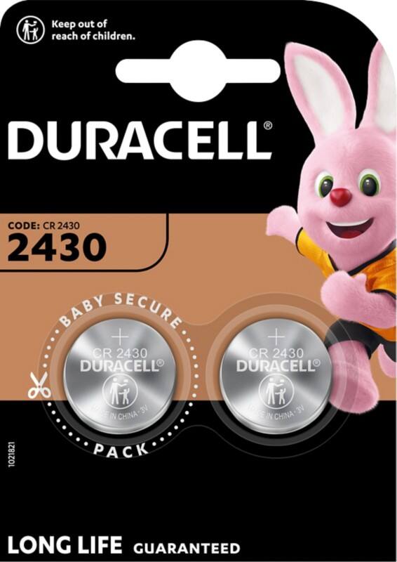 Duracell Knopfzelle 5000394152090 CR2430 2 Stück
