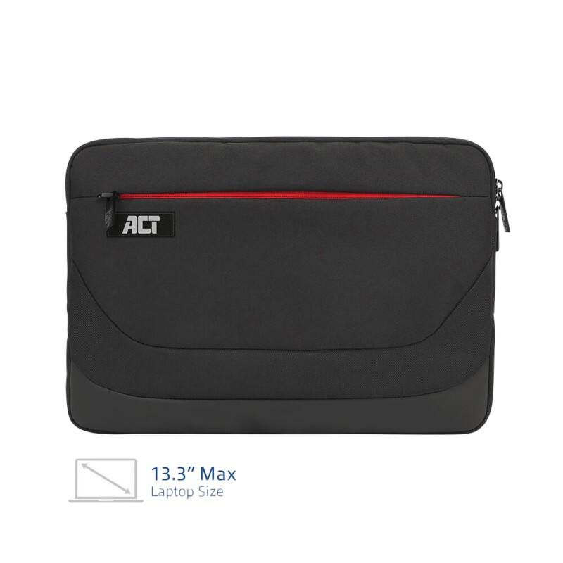 ACT Laptophülle 13,3“ 36 x 2 x 27 cm PL (Polyester) Schwarz