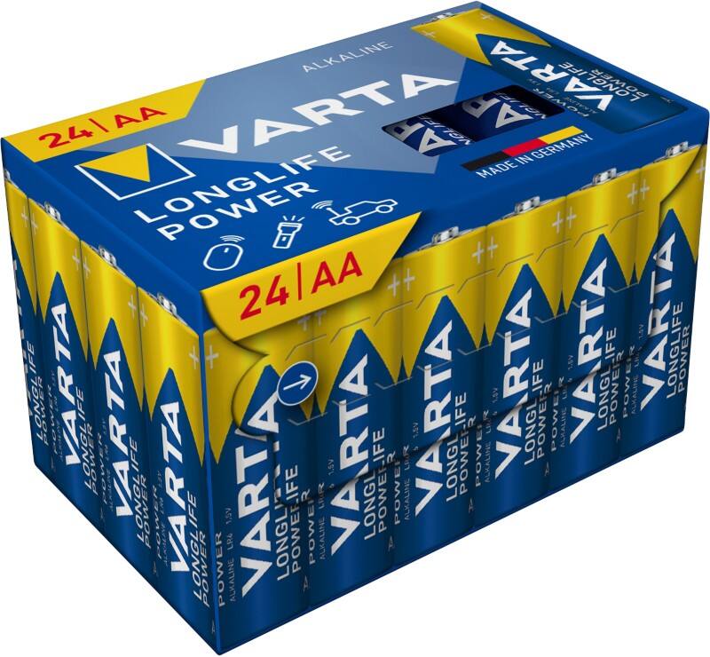VARTA-Batterien High Energy AA 2950 mAh Alkaline 24 Stück