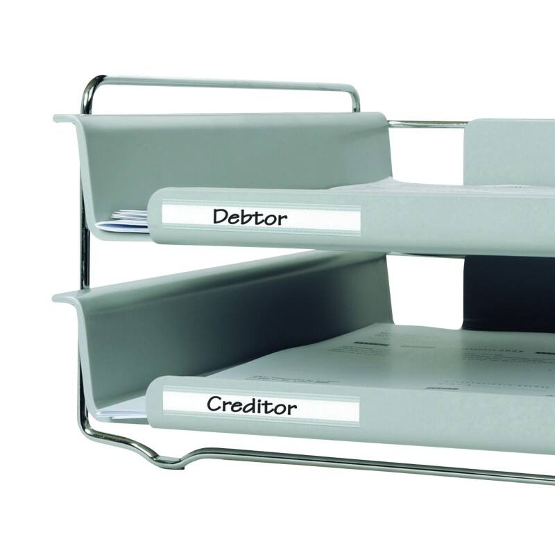 Djois Beschriftungsfenster Transparent PET (Polyethylenterephthalat) Zum Ankleben 0,05 (B) x 1,98 (T) x 1,19 (H) cm 10 Stück